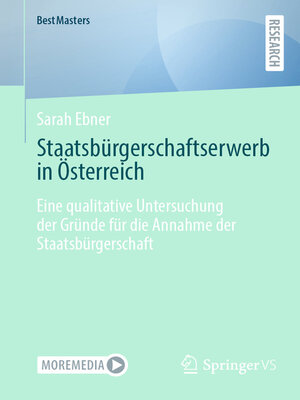 cover image of Staatsbürgerschaftserwerb in Österreich